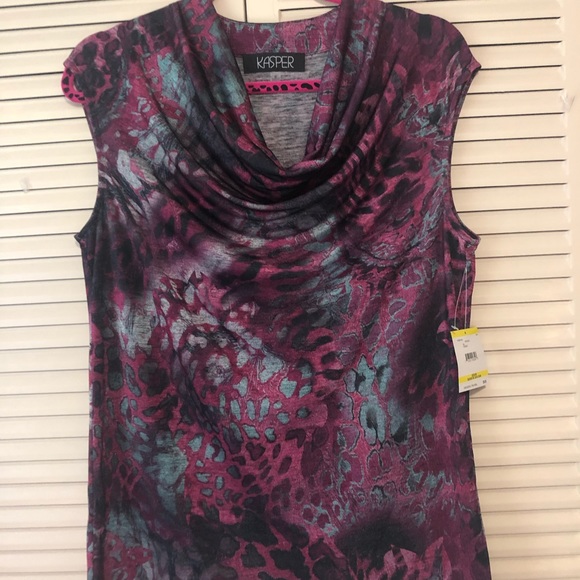 Kasper Sleeveless Blouse - Picture 1 of 7